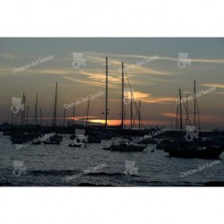 Puesta de Sol en la escollera