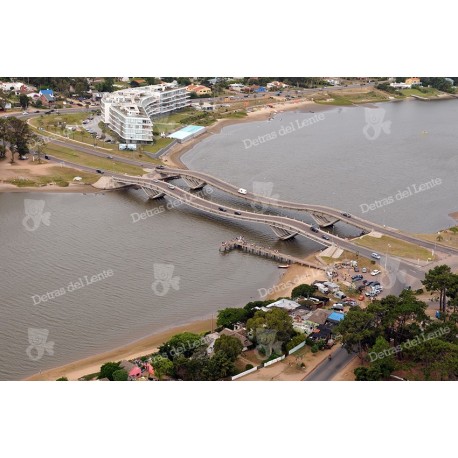 Puente de La Barra, vista aérea