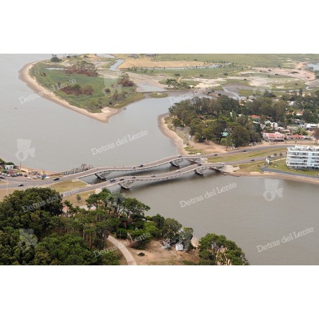 Puente de La Barra, vista aérea