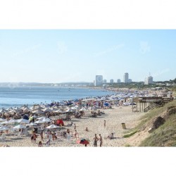 Playa Mansa en verano