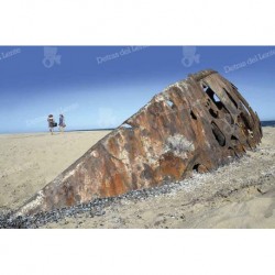 Barco hundido en costas de Rocha