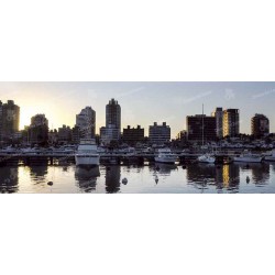 Puerto de Punta del Este en panorámica