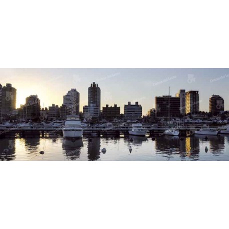 Puerto de Punta del Este en panorámica