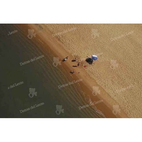 Vista aérea de la costa