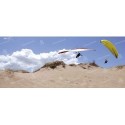 Parapente sobre las dunas
