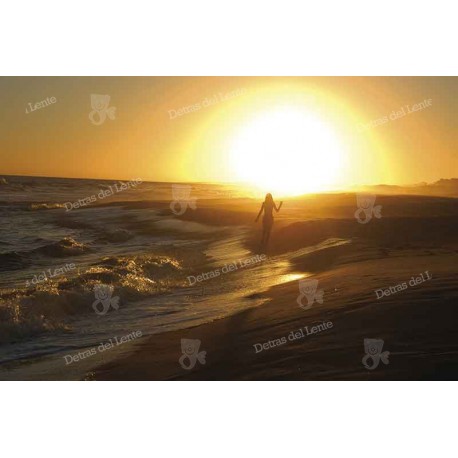 Caminando al atardecer