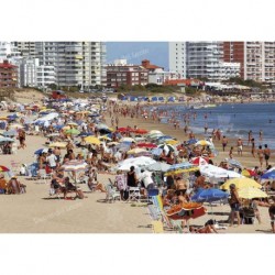 Playa Mansa en Verano