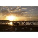 Atardecer sobre el puerto de Punta del Este