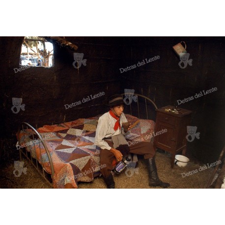 Gaucho en la soledad de su interior