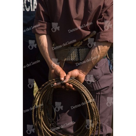 Gaucho con su lazo