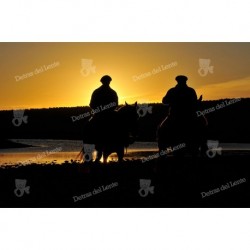 Cabalgado al atardecer